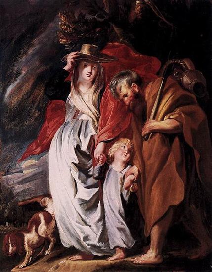Jacob Jordaens Return of the Holy Family from Egypt oil painting image